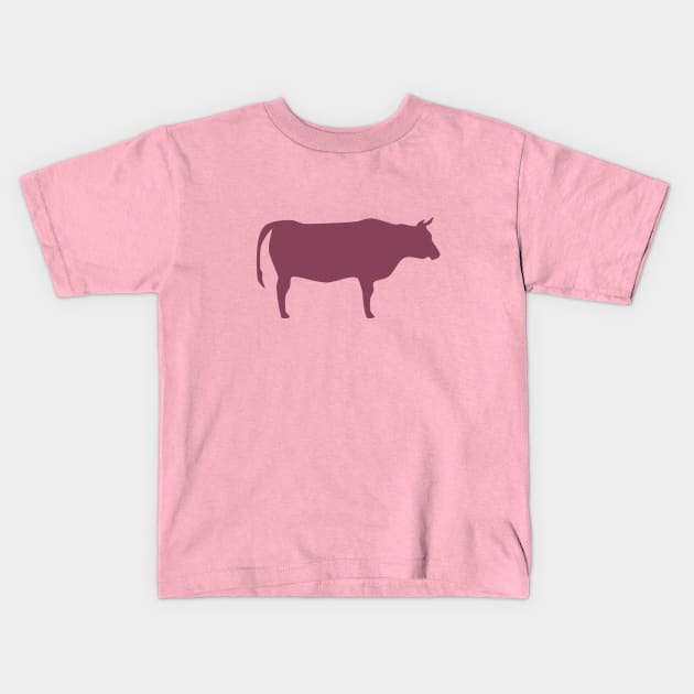 Randall Cattle (Spirit) Kids T-Shirt by Cascade Patterns